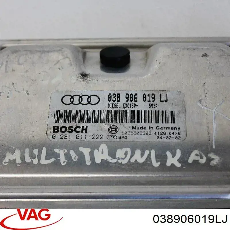 Centralina Del Motor / Modulo De control Del Motor (ecu) para Audi A4 (8E5)