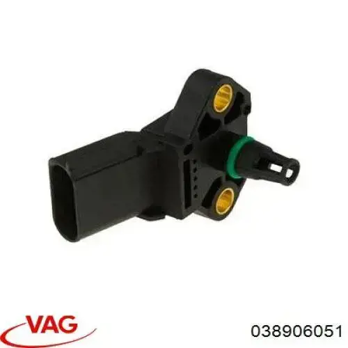 038906051 VAG sensor de presion de carga (inyeccion de aire turbina)