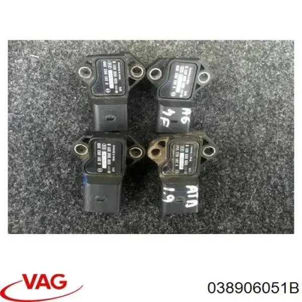 Sensor de presión de sobrealimentación 038906051B VAG
