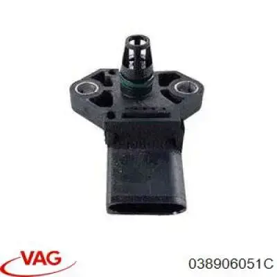 Sensor de presión de sobrealimentación VAG 038906051C
