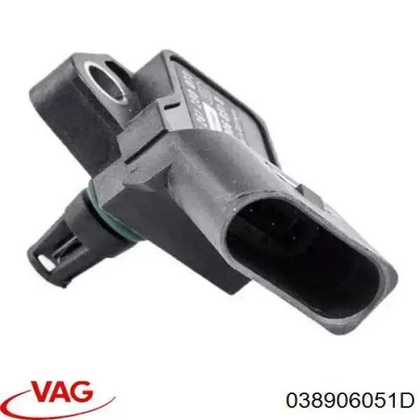 038906051D VAG sensor de presion de carga (inyeccion de aire turbina)