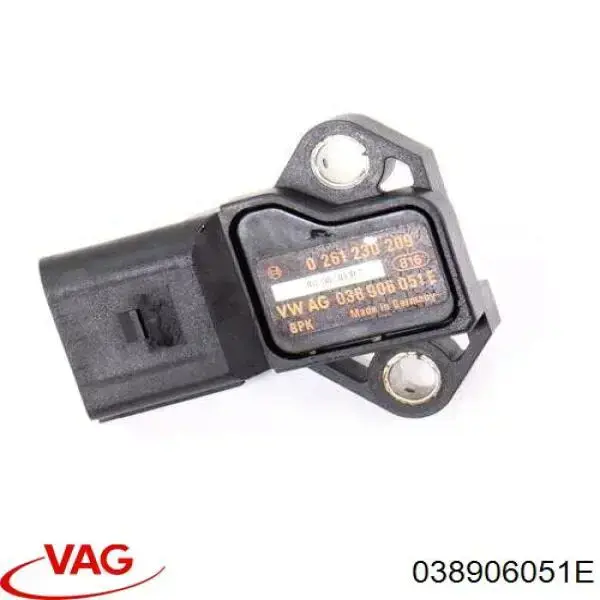 Sensor de presión de sobrealimentación 038906051E VAG