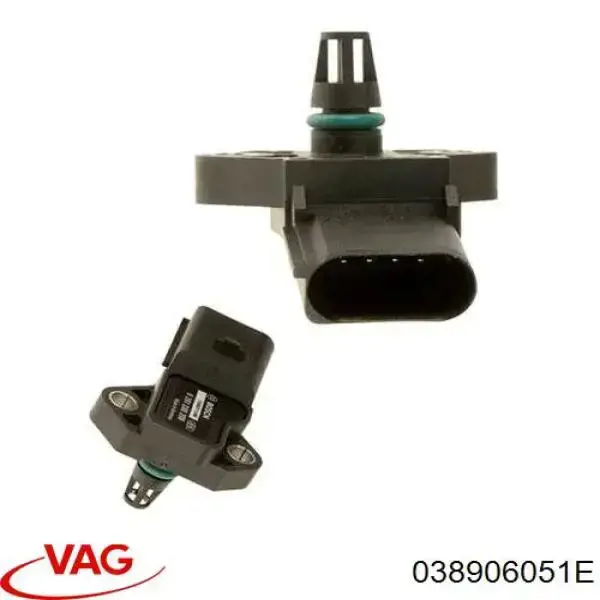 038906051E VAG sensor de presion de carga (inyeccion de aire turbina)