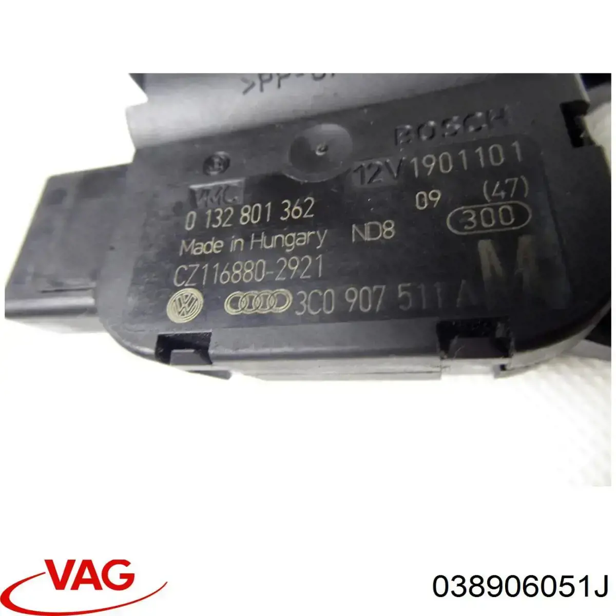Sensor de presión del aire de admisión VAG 038906051J