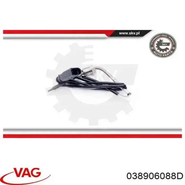 Comprar 038906088D VAG Sensor de temperatura de gases de escape antes del filtro de partículas