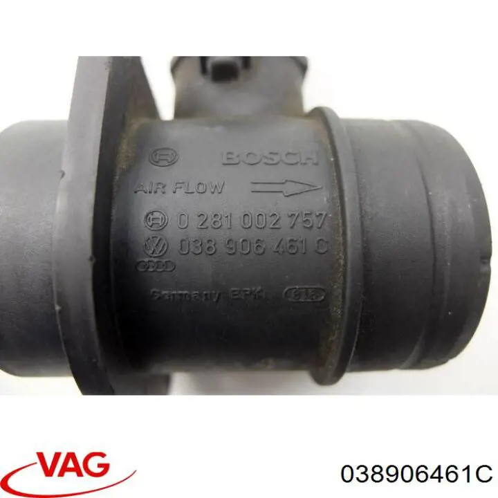 Caudalímetro 038906461C VAG