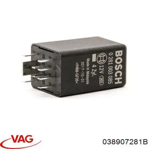 Comprar 038907281B VAG Caja precalentamiento bujias