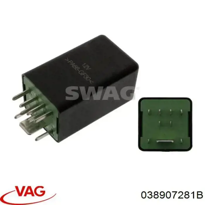 Relé de los calentadores 038907281B VAG