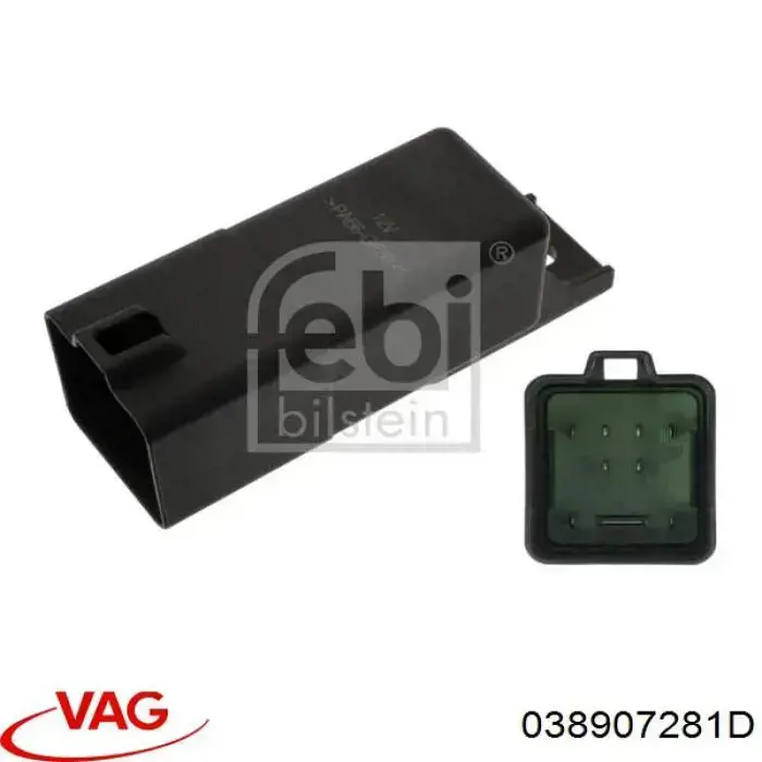 Relé de bujía de precalentamiento Volkswagen Polo 4 9N1