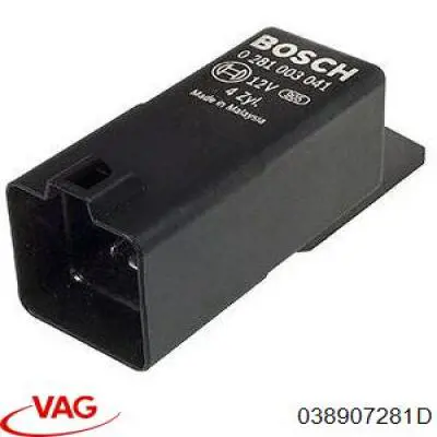 Relé de bujía de precalentamiento Volkswagen Polo 4 9N1