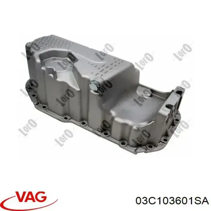 Cárter de aceite del motor 03C103601SA VAG