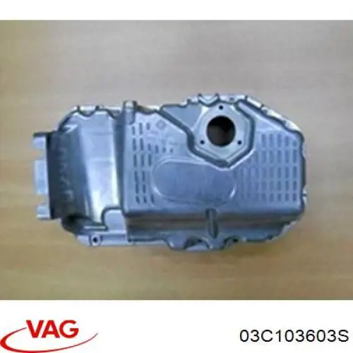 Cárter de aceite del motor 03C103603S VAG