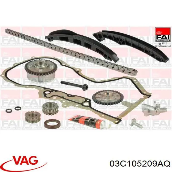Piñón del cigüeñal VAG 03C105209AQ precio, desde 20,48 EUR