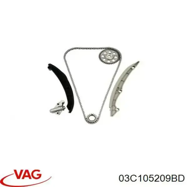 Piñón cadena distribución VAG 03C105209BD