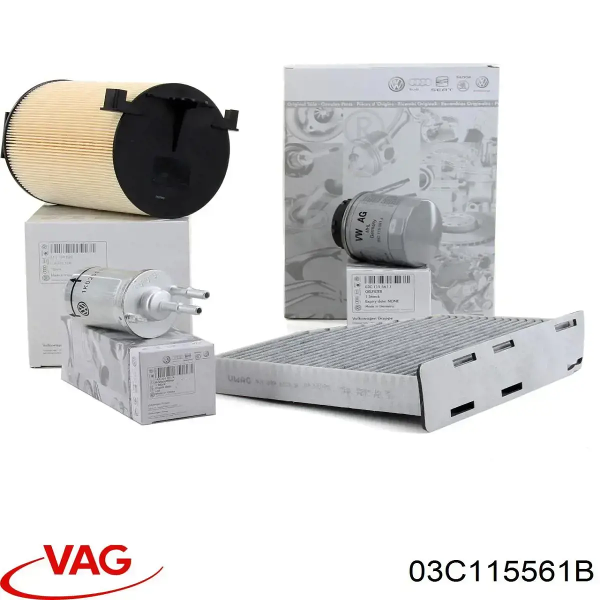 Filtro de aceite motor VAG 03C115561B