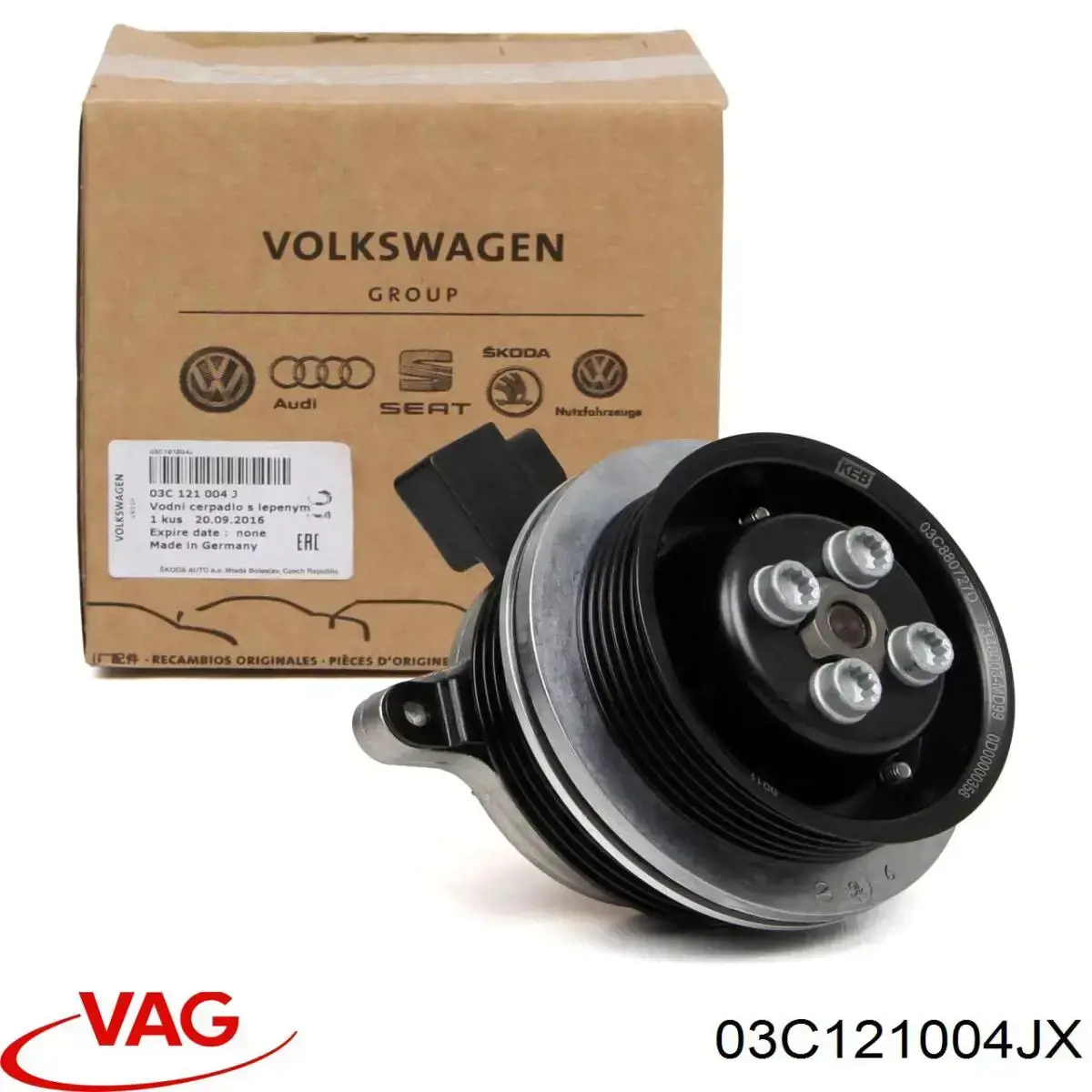 Comprar 03C121004JX VAG Bomba de agua para motor