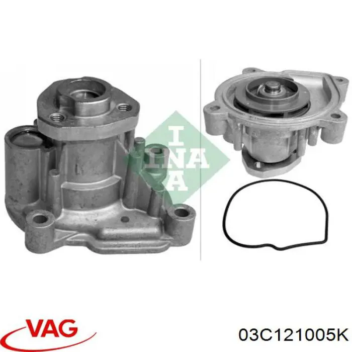 Bomba de agua 03C121005K VAG