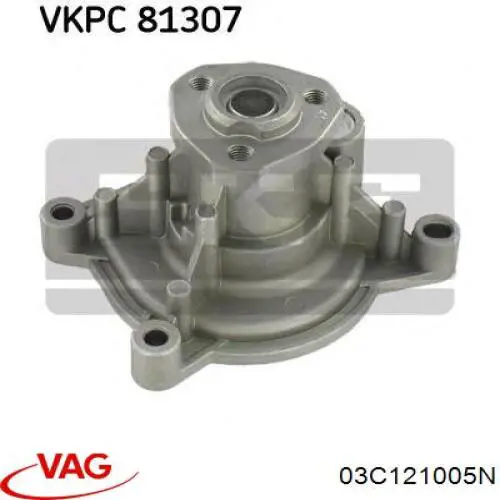03C121005N VAG Bomba refrigerante coche
