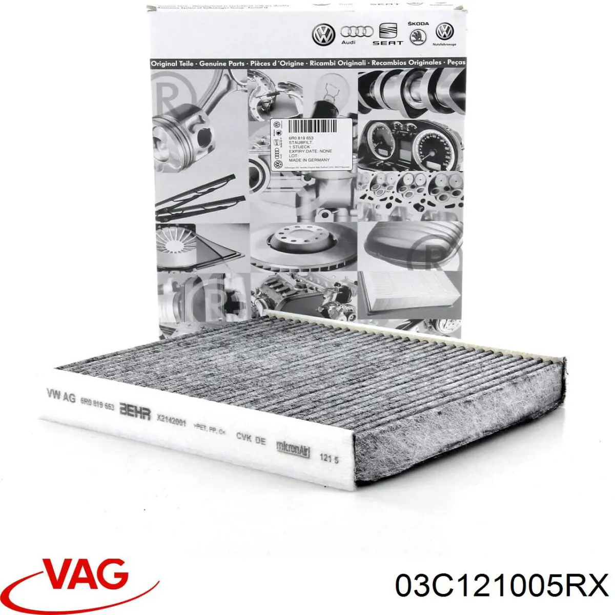 Motor de agua VAG 03C121005RX