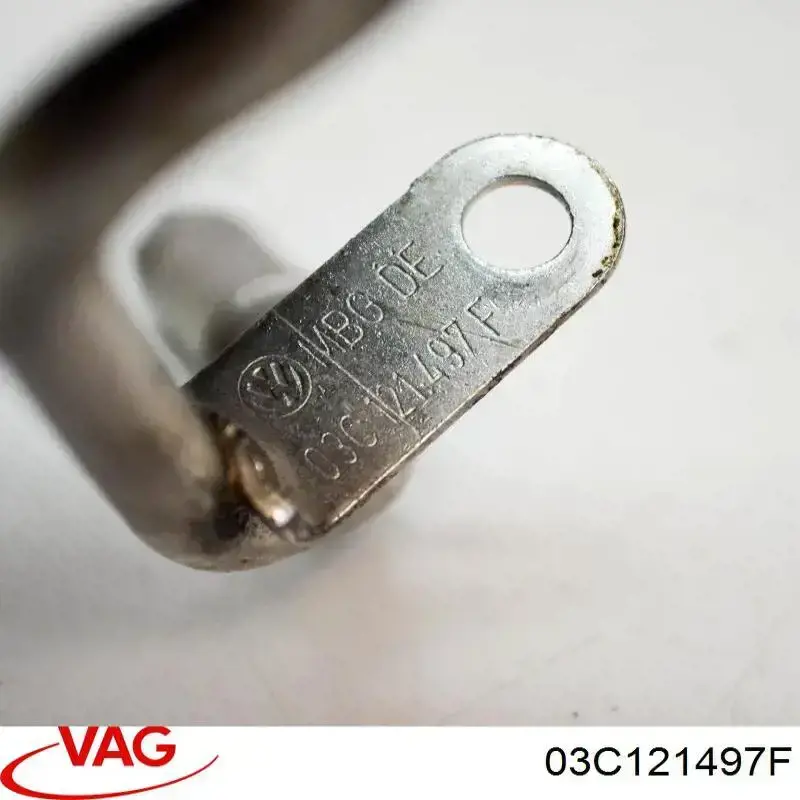 Manguera de refrigerante del turbocompresor, entrada VAG 03C121497F