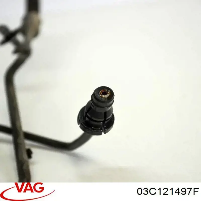 03C121497F VAG Manguera de refrigerante del turbocompresor, entrada