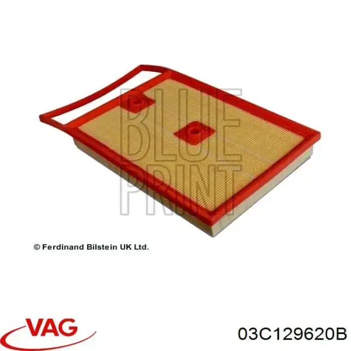 El filtro de aire VAG 03C129620B precio, desde 10,00 EUR