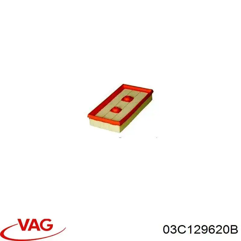 Filtro de aire 03C129620B VAG