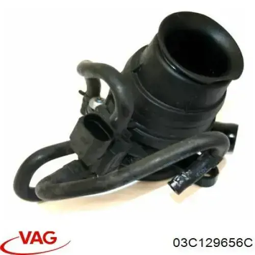Tubo de escape de la turbina 03C129656C VAG