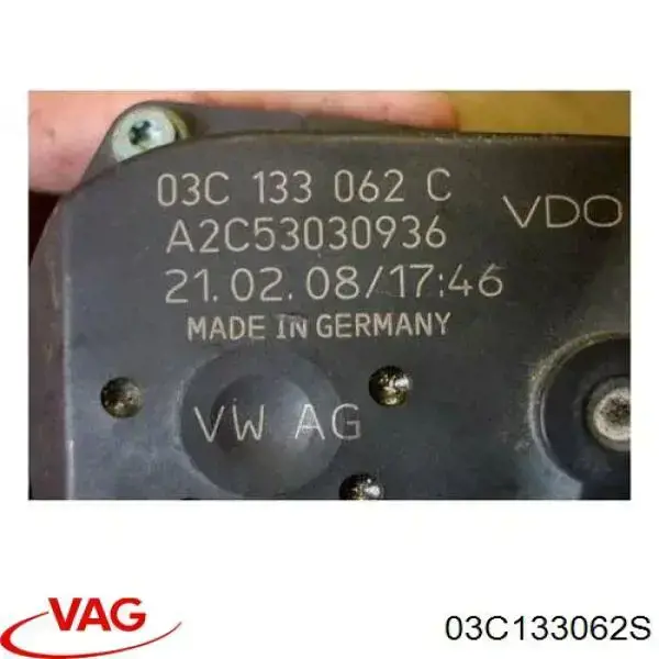 Cuerpo de aceleración completo VAG 03C133062S precio, desde 108,82 EUR