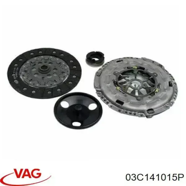 03C141015P VAG kit de embrague (3 partes)