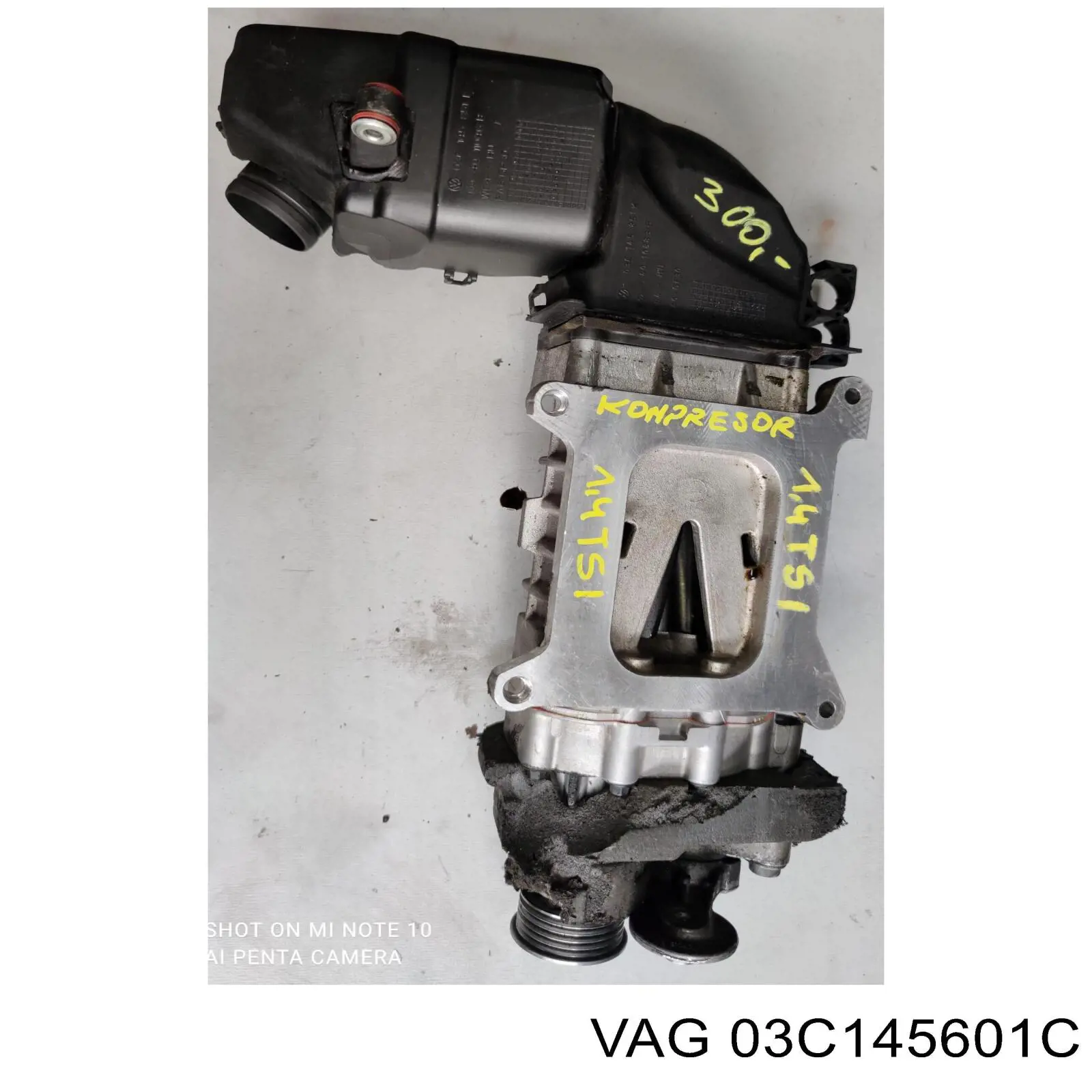 03C145601C VAG turbocompresor