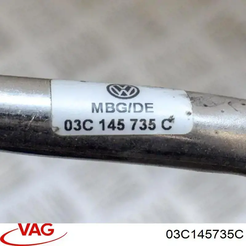 03C145735C VAG Tubo de drenaje de aceite de turbocompresor