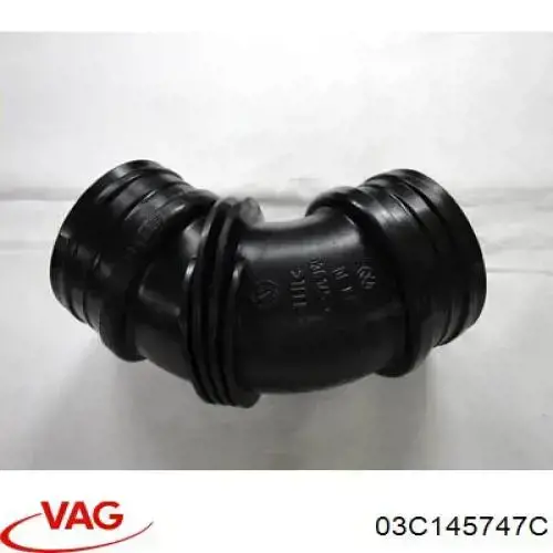 03C145747C VAG tubo flexible de aspiración, entrada del filtro de aire