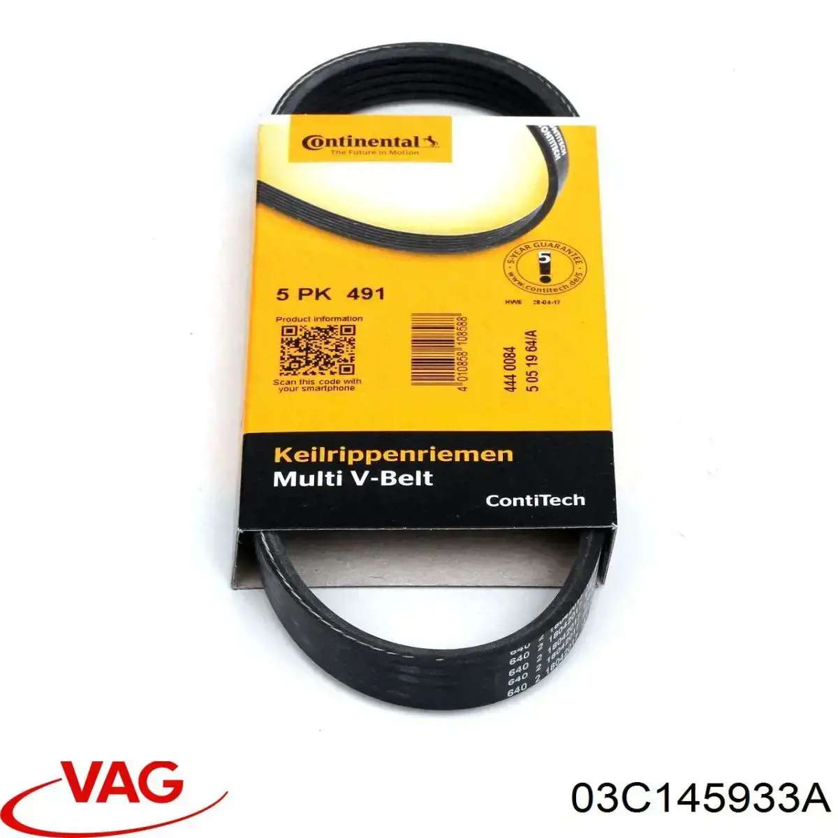 3C145933A VAG Correa poly v