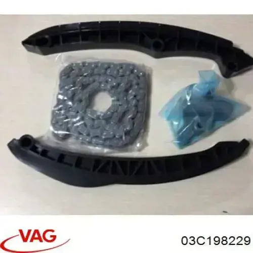 Kit de montaje de la cadena de distribución  VAG 03C198229