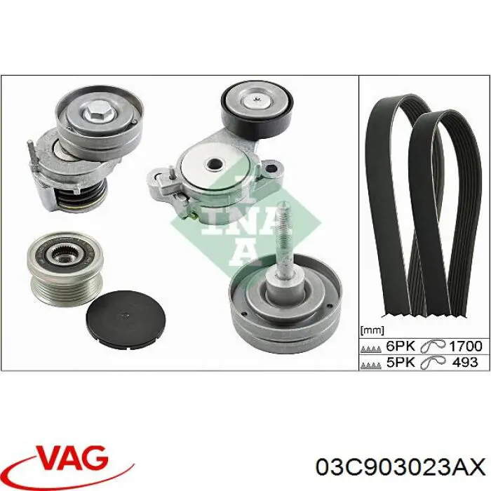 Comprar 03C903023AX VAG Dynamo