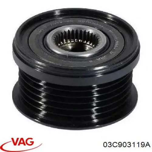 Polea rueda libre VAG 03C903119A precio, desde 26,89 EUR