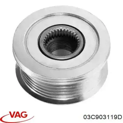 Polea rueda libre VAG 03C903119D precio, desde 52,98 EUR