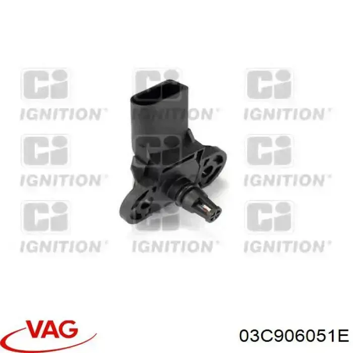 Sensor, presión colector de admisión  VAG 03C906051E precio, desde 28,22 EUR
