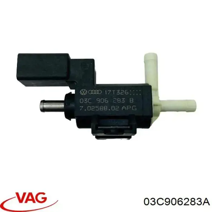 Comprar 03C906283A VAG Válvula solenoide de control de presión de sobrealimentación