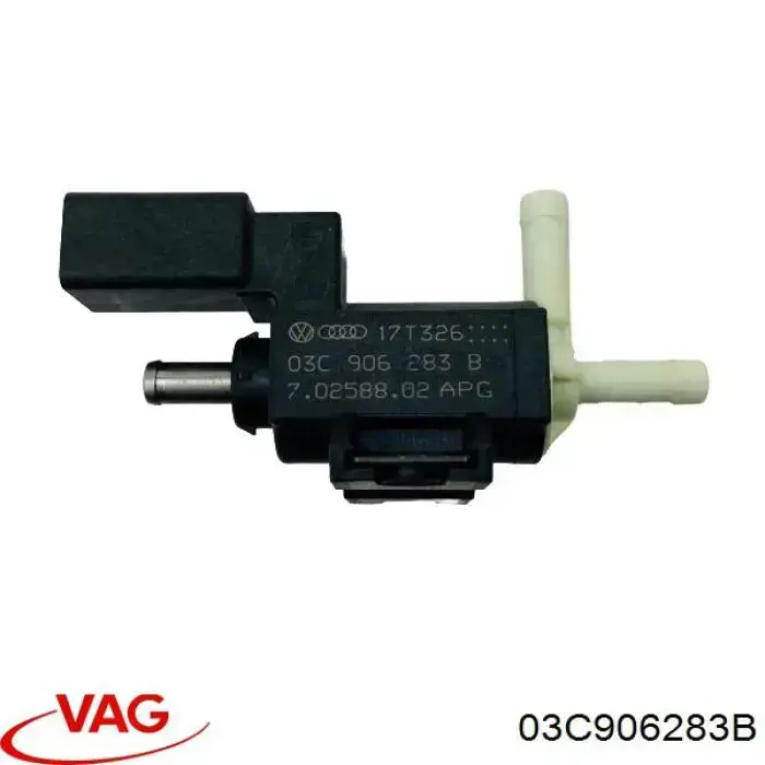 Válvula solenoide de control de presión de sobrealimentación 03C906283B VAG