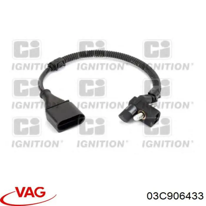 03C906433 VAG Sensor de posición del cigüeñal