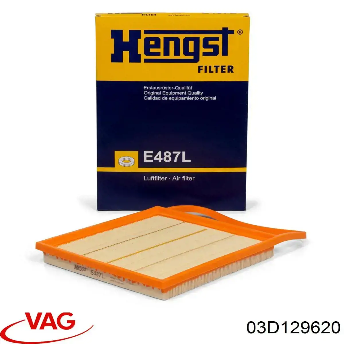 El filtro de aire VAG 03D129620 precio, desde 10,57 EUR