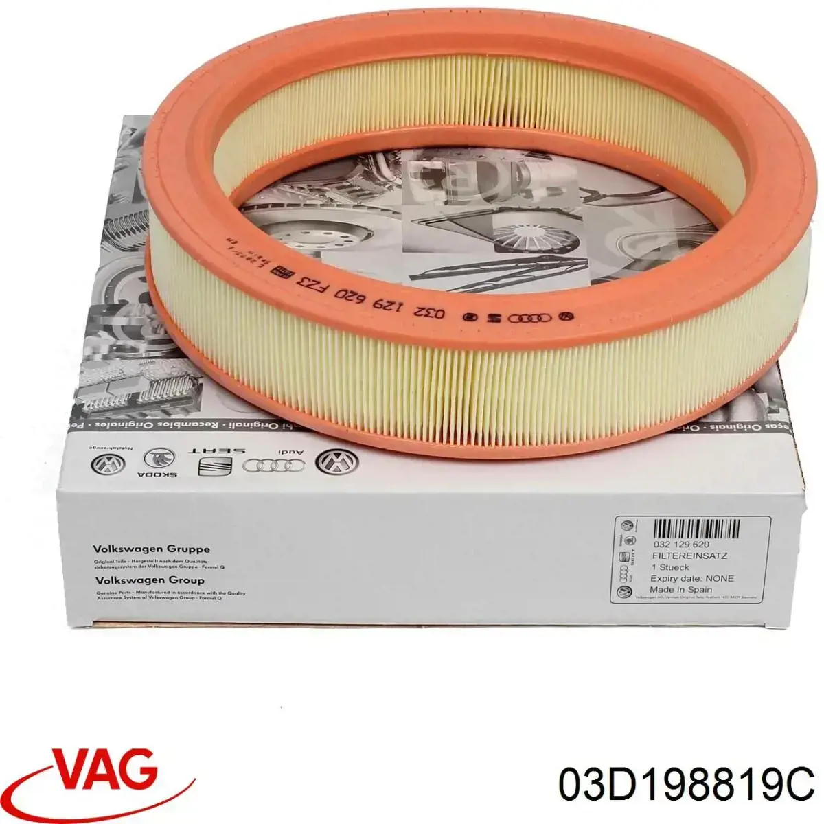 Filtro de aceite VAG 03D198819C precio, desde 6,78 EUR