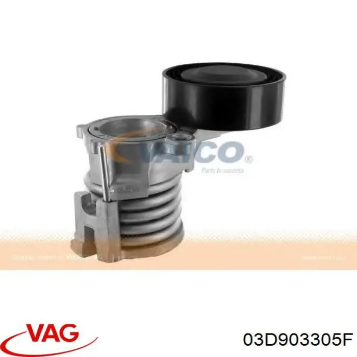 Tensor de la correa trapecial poli v VAG 03D903305F