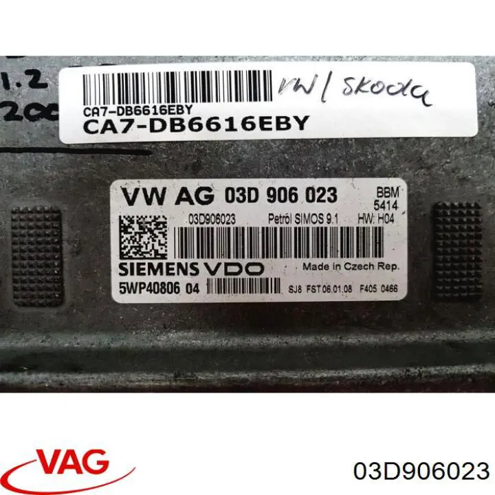Unidad de control del motor  VAG 03D906023 precio, desde 53,72 EUR