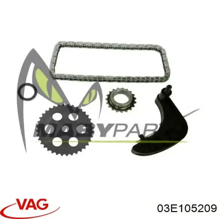 Piñón del cigüeñal VAG 03E105209 precio, desde 14,57 EUR