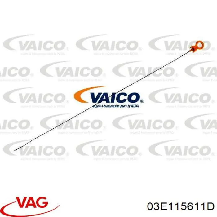 Varilla del nivel de aceite Volkswagen Polo 5 6R1, 6C1