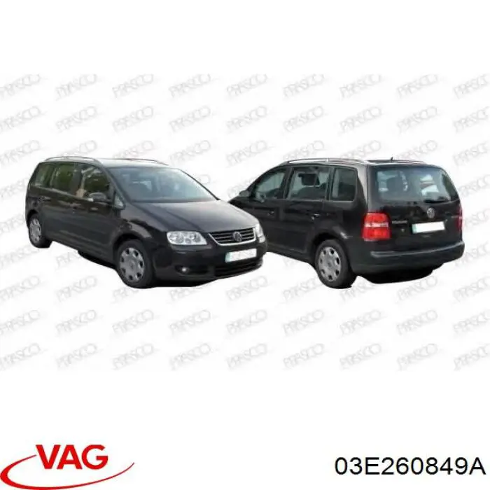 03E260849A VAG Correa poly v