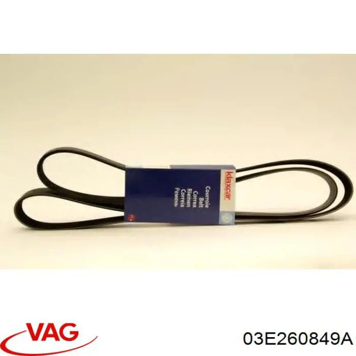 Correa accesorios VAG 03E260849A